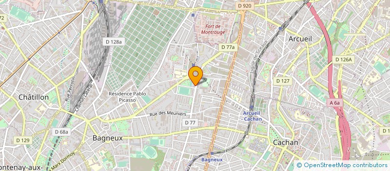 localisation de l'entreprise MADAME YASMINA DJAOU à BAGNEUX
