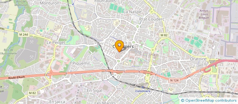localisation de l'entreprise MADAME YASMINA DJILLALI à COLOMIERS