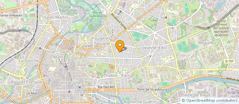 localisation de l'entreprise MADAME YASMINA DJOUMI  RENNES