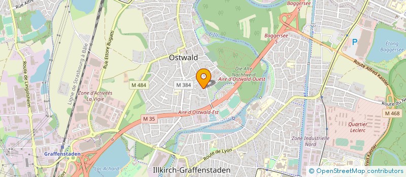 localisation de l'entreprise MADAME YASMINA EGLY  OSTWALD