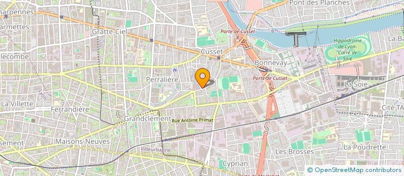 localisation de l'entreprise MADAME YASMINA FOUNTI  VILLEURBANNE