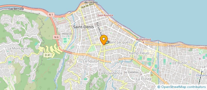 localisation de l'entreprise MADAME YASMINA GADIA à SAINT-DENIS