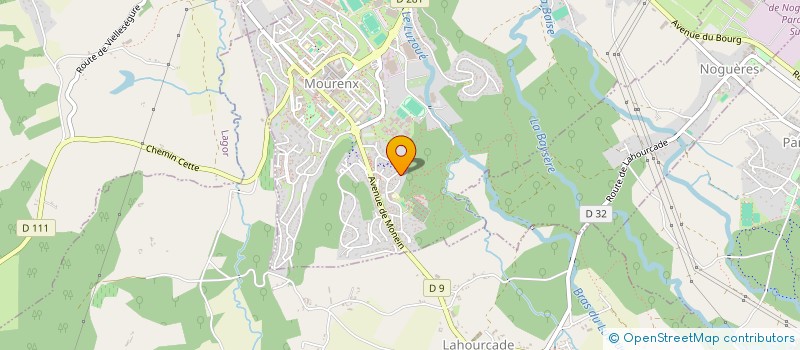 localisation de l'entreprise MADAME YASMINA GILBERT  MOURENX