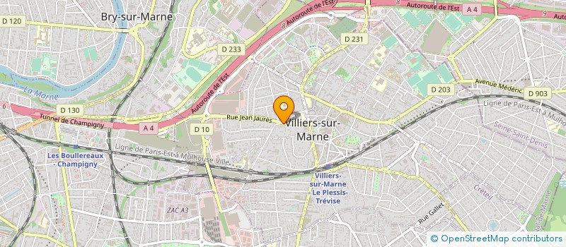 localisation de l'entreprise MADAME YASMINA HABI à VILLIERS-SUR-MARNE