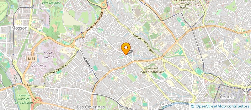 localisation de l'entreprise MADAME YASMINA HADDAD à MONTPELLIER