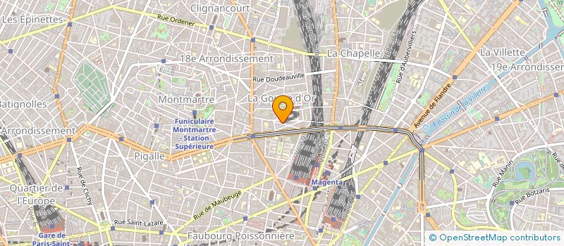 localisation de l'entreprise MADAME YASMINA HADJAZI  PARIS