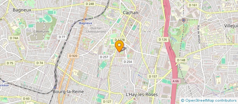 localisation de l'entreprise MADAME YASMINA HEDIRI  CACHAN