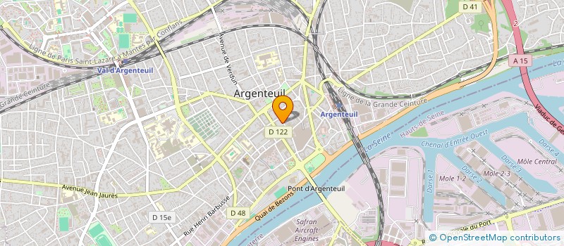 localisation de l'entreprise MADAME YASMINA JARDIOUI  ARGENTEUIL