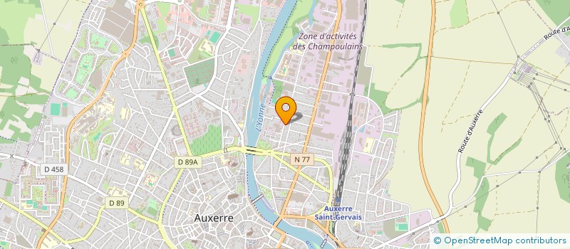 localisation de l'entreprise MADAME YASMINA LADJADJ à AUXERRE