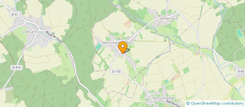 localisation de l'entreprise MADAME YASMINA MAACHE  MEMMELSHOFFEN