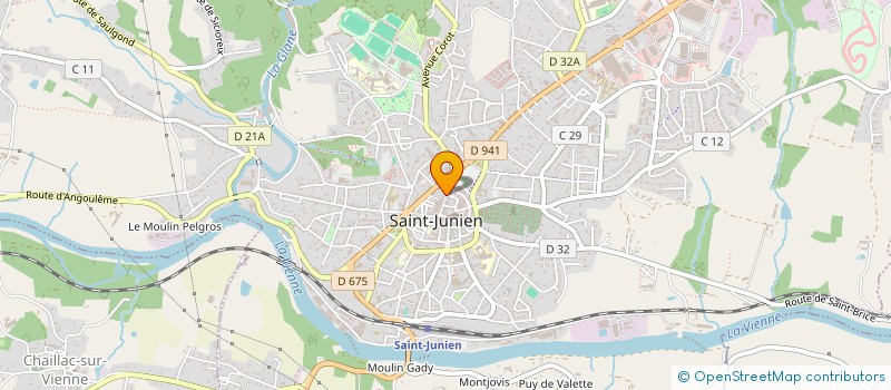 localisation de l'entreprise MADAME YASMINA MAHDI à SAINT-JUNIEN