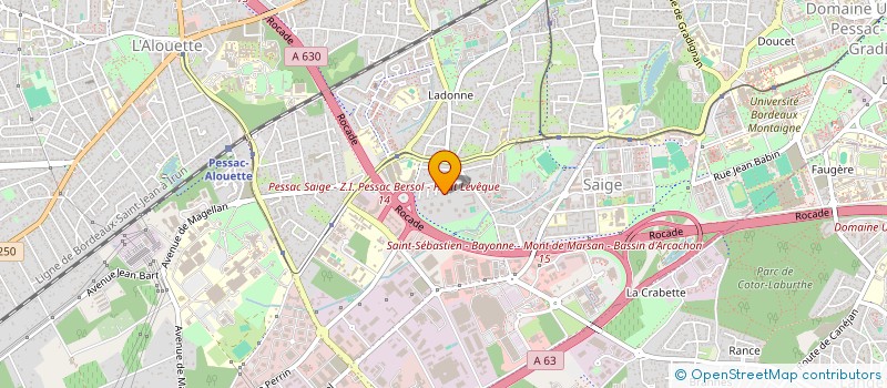 localisation de l'entreprise MADAME YASMINA MEDAOUAR à PESSAC