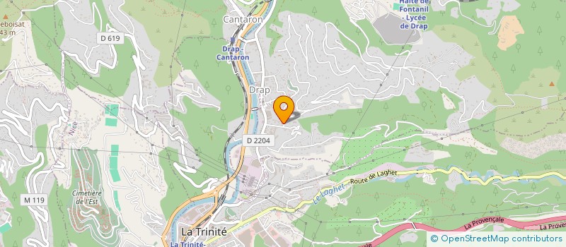 localisation de l'entreprise MADAME YASMINA MOKRANI à NICE