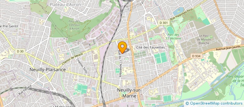 localisation de l'entreprise MADAME YASMINA OUAHRANI à NEUILLY SUR MARNE