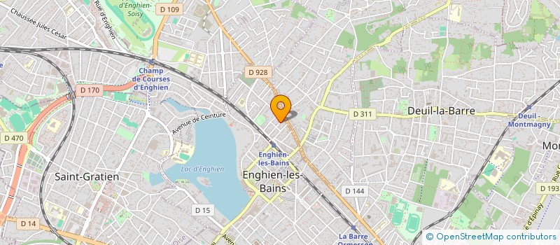 localisation de l'entreprise MADAME YASMINA OUSLATI à ENGHIEN-LES-BAINS