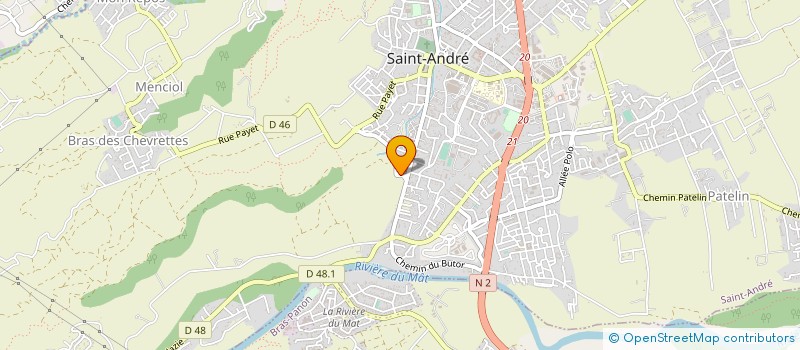 localisation de l'entreprise MADAME YASMINA PIRBAY à SAINT-ANDRE