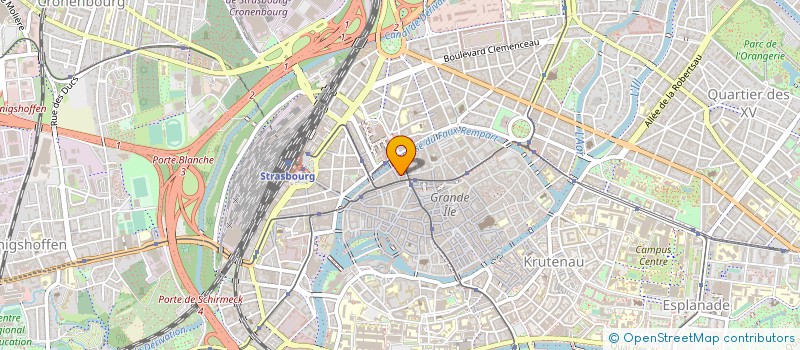 localisation de l'entreprise MADAME YASMINA REBEIL à STRASBOURG