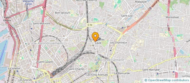 localisation de l'entreprise MADAME YASMINA SALVADOR à MARSEILLE