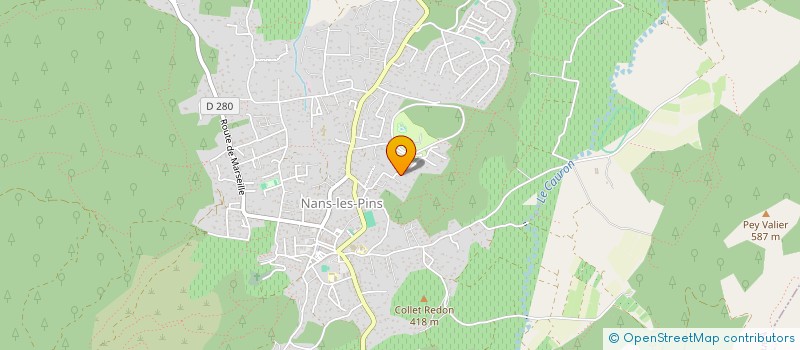 localisation de l'entreprise MADAME YASMINA TERFAIA  NANS-LES-PINS