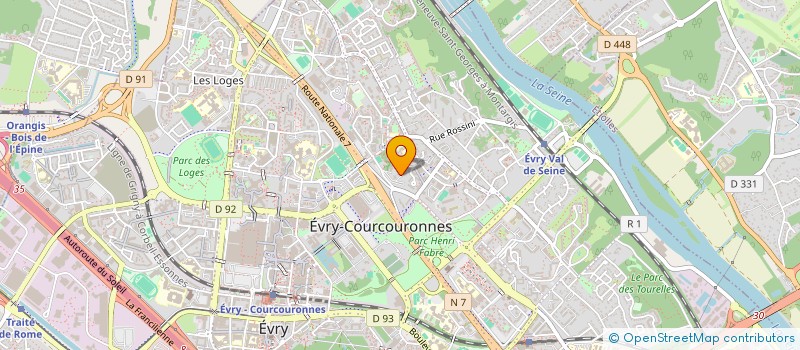localisation de l'entreprise MADAME YASMINA TIFFA à EVRY-COURCOURONNES