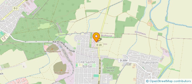 localisation de l'entreprise MADAME YASMINA YAHIA  RUELISHEIM