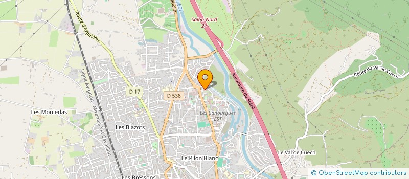 localisation de l'entreprise MADAME YASMINA YAKOUBI  SALON-DE-PROVENCE