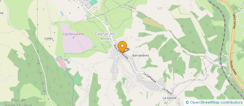 localisation de l'entreprise MADAME YASMINA ZAOUI  CAGNAC-LES-MINES