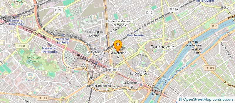 localisation de l'entreprise MADAME YASMINA ZENNAKI à COURBEVOIE