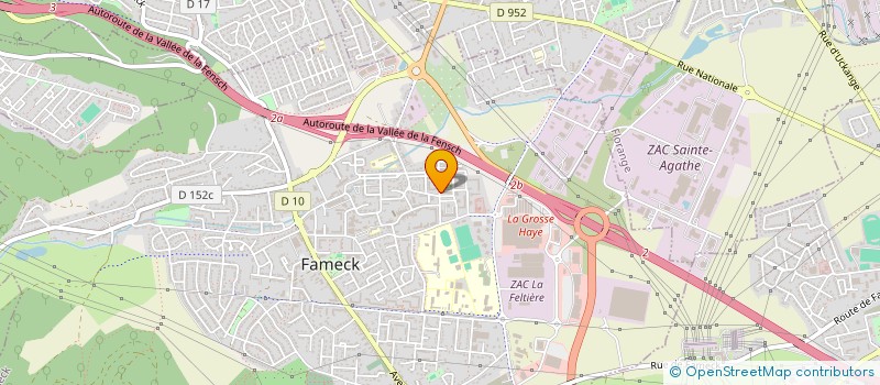 localisation de l'entreprise MADAME YASMINA ZIANI  FAMECK