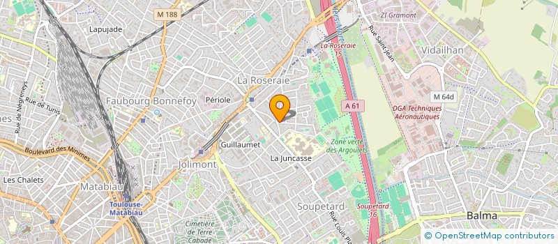 localisation de l'entreprise MADAME YASMINA ZIAT  TOULOUSE