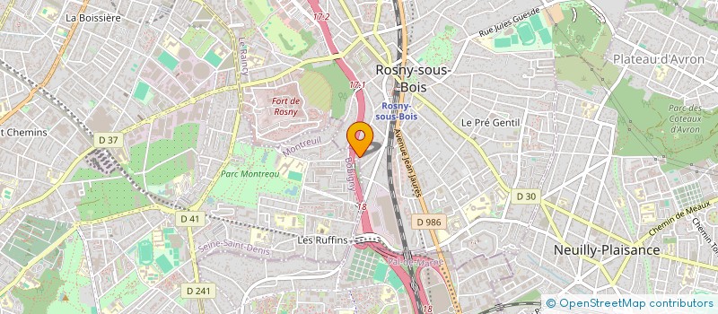 localisation de l'entreprise MADAME YASMINA ZRAIER à ROSNY-SOUS-BOIS