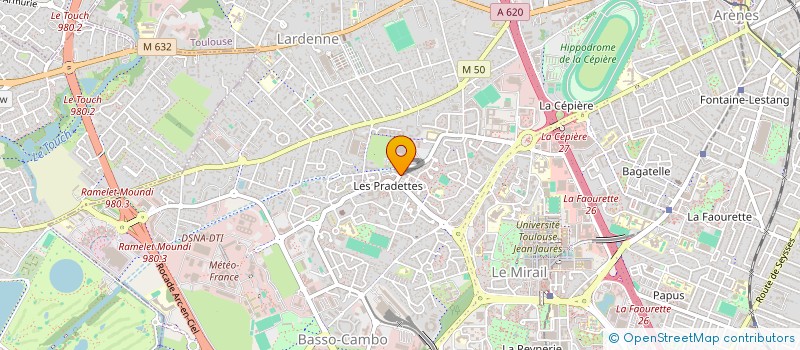 localisation de l'entreprise MADAME YASMINAS EL BETTAHI  TOULOUSE
