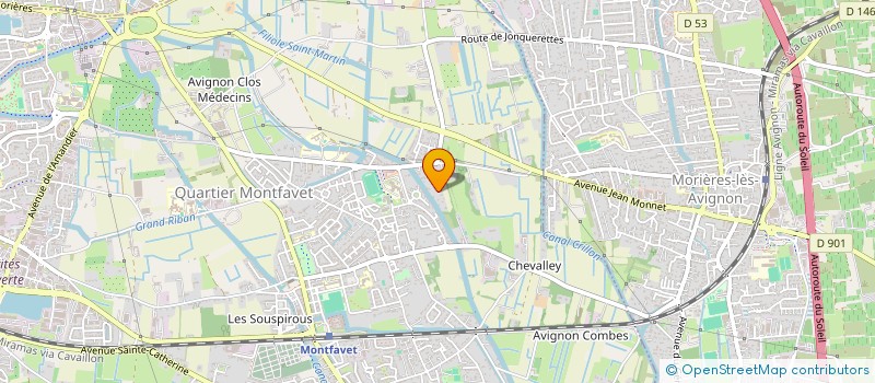 localisation de l'entreprise MADAME YASMINE ABDOUCH  AVIGNON