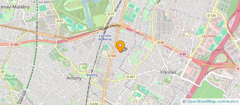 localisation de l'entreprise MADAME YASMINE AGUERCIF à ANTONY