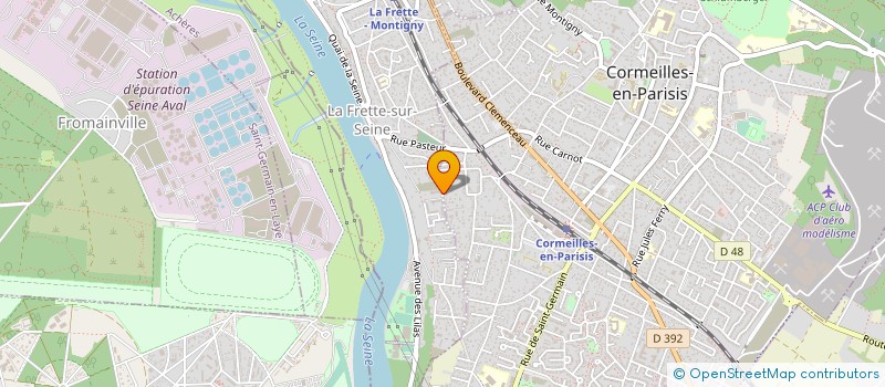 localisation de l'entreprise MADAME YASMINE AHRAM  LA FRETTE-SUR-SEINE