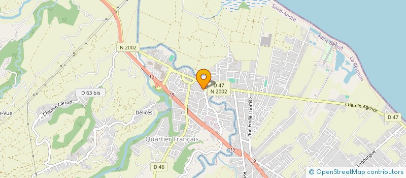 localisation de l'entreprise MADAME YASMINE AIME  SAINTE-SUZANNE