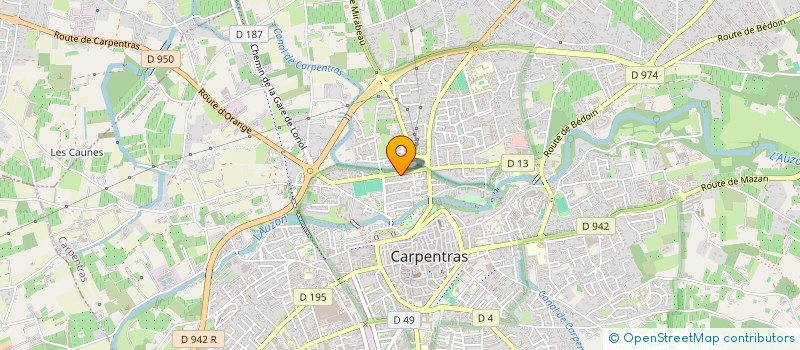 localisation de l'entreprise MADAME YASMINE ALLALI  CARPENTRAS