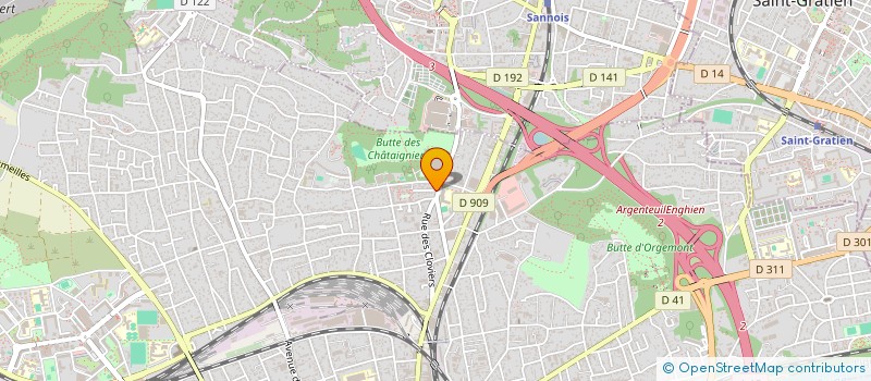 localisation de l'entreprise MADAME YASMINE AMIROUCHE  ARGENTEUIL