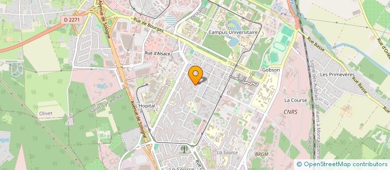 localisation de l'entreprise MADAME YASMINE BAHADDOU  ORLEANS