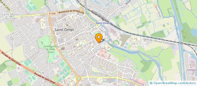 localisation de l'entreprise MADAME YASMINE BAJUS  SAINT-OMER