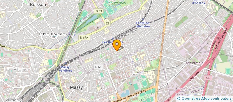 localisation de l'entreprise MADAME YASMINE BAKALEM à ANTONY