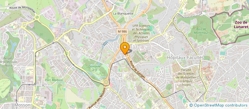 localisation de l'entreprise MADAME YASMINE BELMOKHTAR à MONTPELLIER