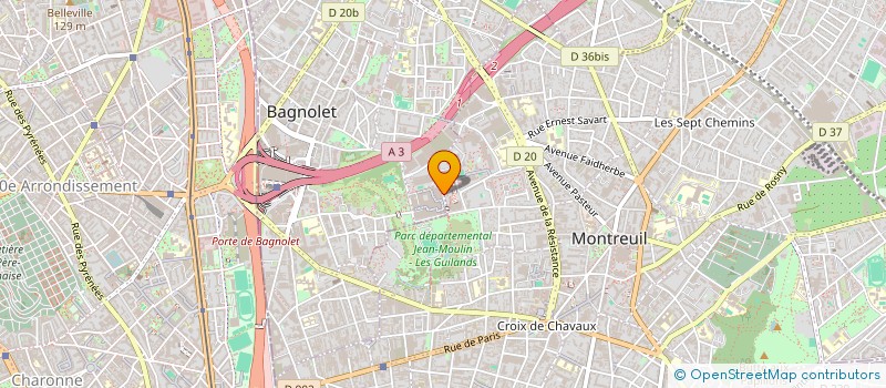 localisation de l'entreprise MADAME YASMINE BENACEUR à BAGNOLET