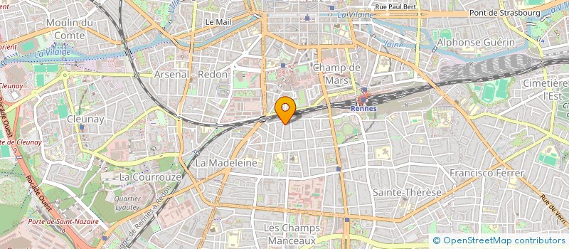 localisation de l'entreprise MADAME YASMINE BENALLAL  RENNES