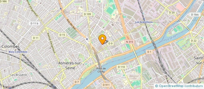 localisation de l'entreprise MADAME YASMINE BENATTIA à GENNEVILLIERS