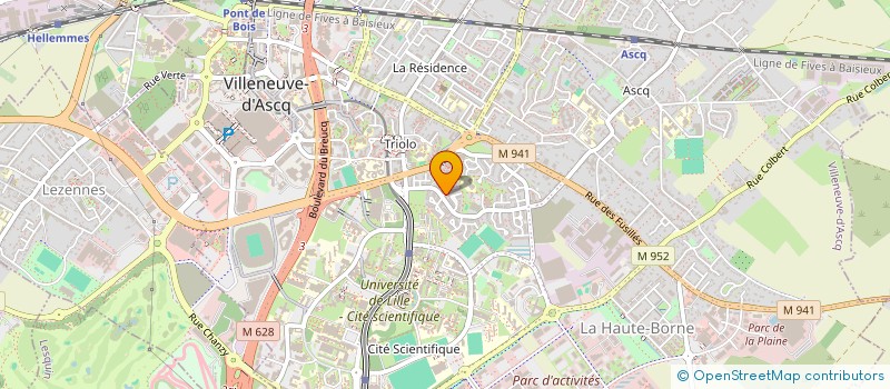 localisation de l'entreprise MADAME YASMINE BENGHENEM  VILLENEUVE-D'ASCQ