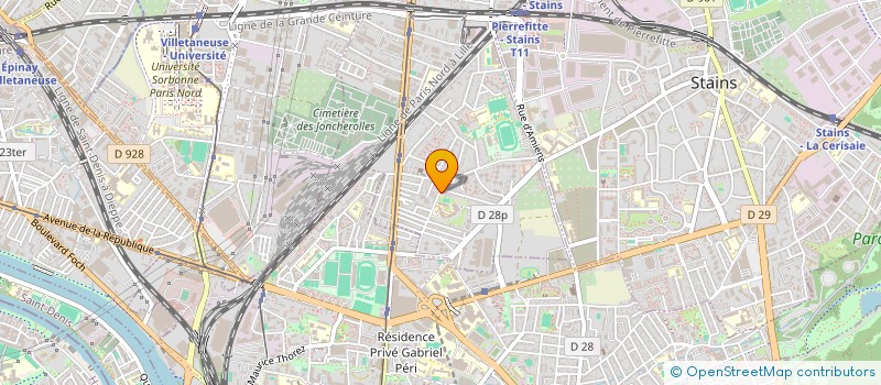 localisation de l'entreprise MADAME YASMINE BENHAMMADA à PIERREFITTE-SUR-SEINE