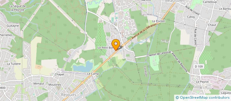 localisation de l'entreprise MADAME YASMINE BENJAMA  CANEJAN