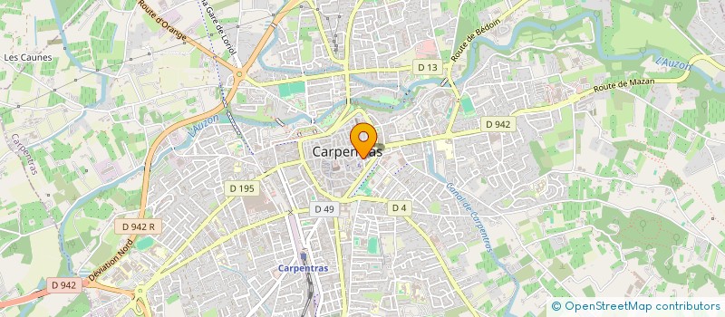 localisation de l'entreprise MADAME YASMINE BERNERT  CARPENTRAS