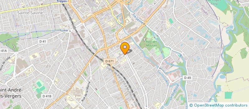 localisation de l'entreprise MADAME YASMINE BESBES  TROYES